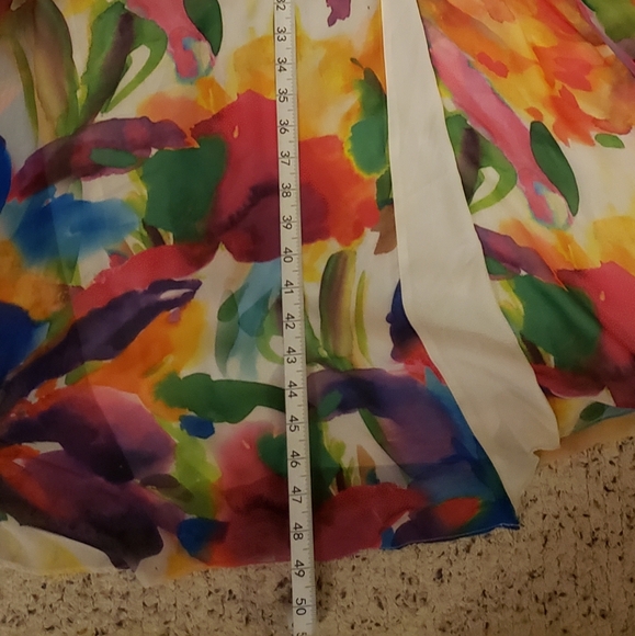 Liv Foster Womans Cutout O-Ring Special Occasion Evining Dress gown Multicolor - Picture 10 of 11